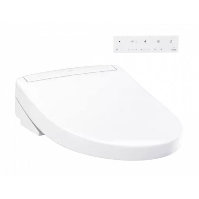 TOTO SW3446 WASHLET S5 Elongated Soft Close Bidet Seat - Cotton White