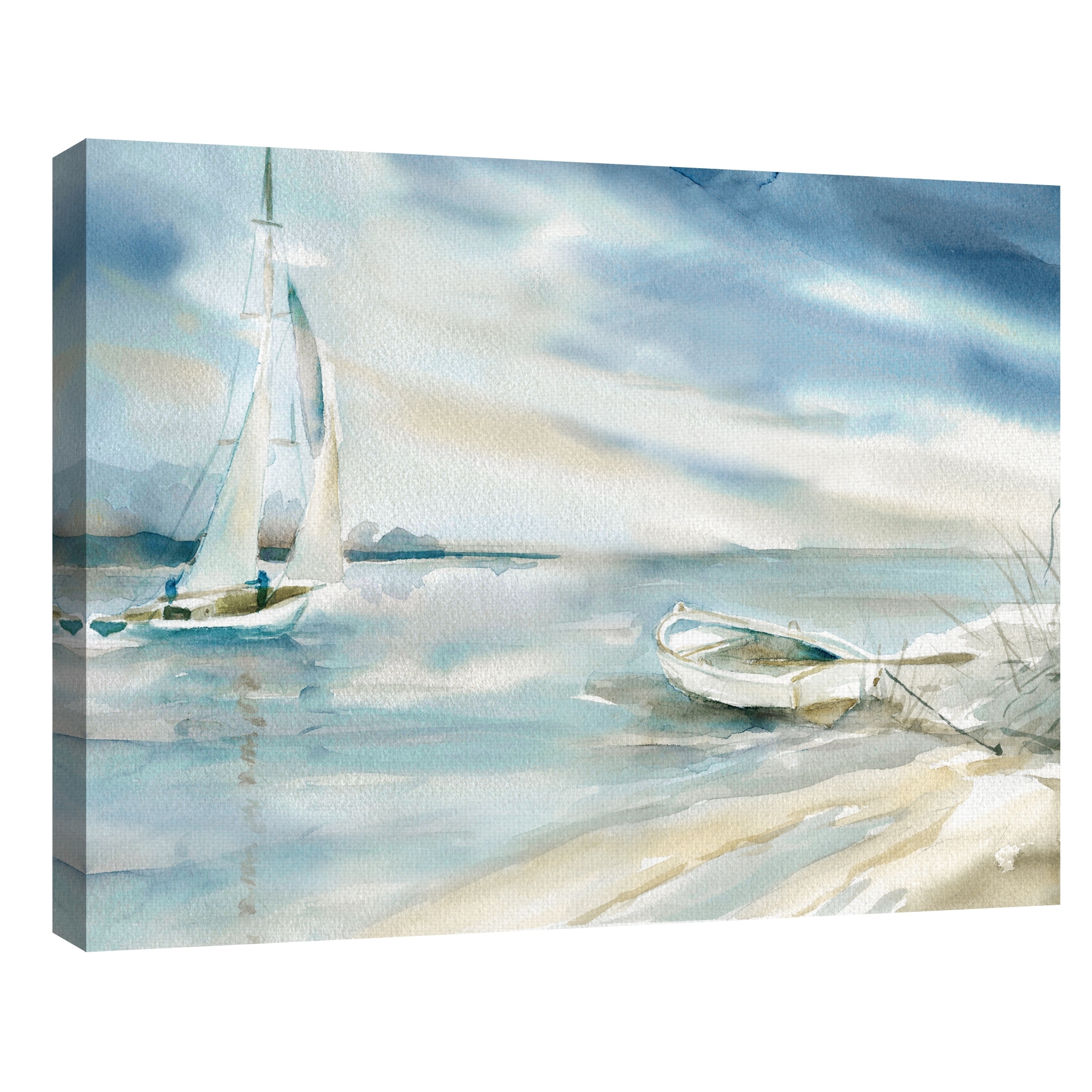 Subtle Sail by Carol Robinson Canvas Art Print