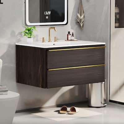 Moasis 36" Floating Vanity with Sink And 2 Large Drawers