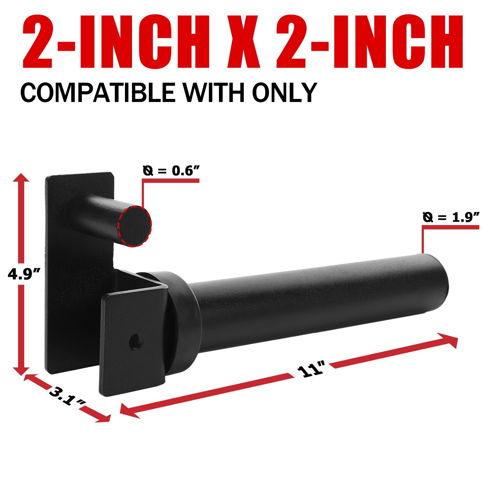 Power rack sales weight plate holder