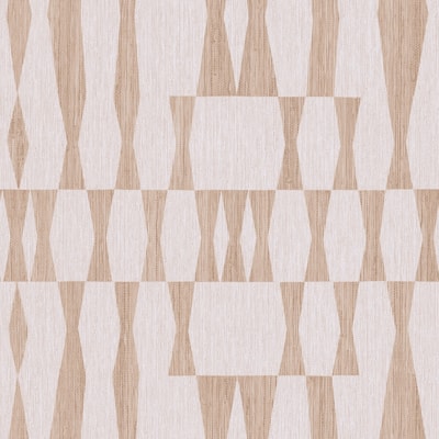 Grasscloth Geo Removable Peel and Stick Wallpaper - 28 sq. ft.