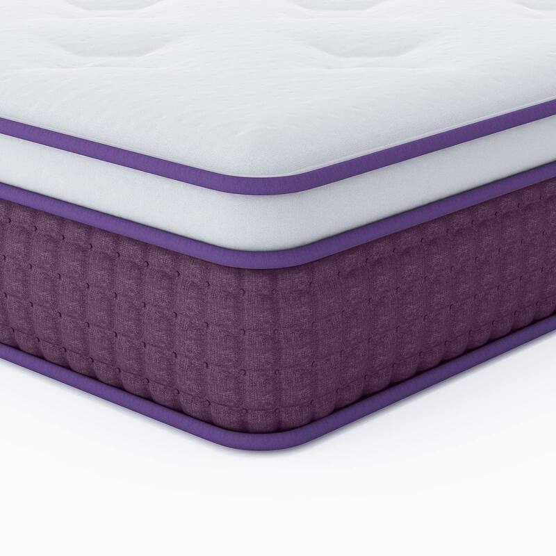 10 Inch Innerspring Hybrid Full Size Mattress, Motion Isolation Individually Pocketed Coils Mattress