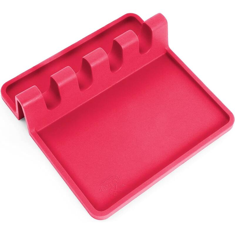 Zulay Kitchen Silicone Utensil Rest with Drip Pad