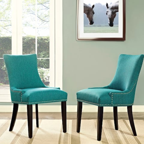 Porch & Den Helen Fabric Upholstered Dining Chair (Single Chair)