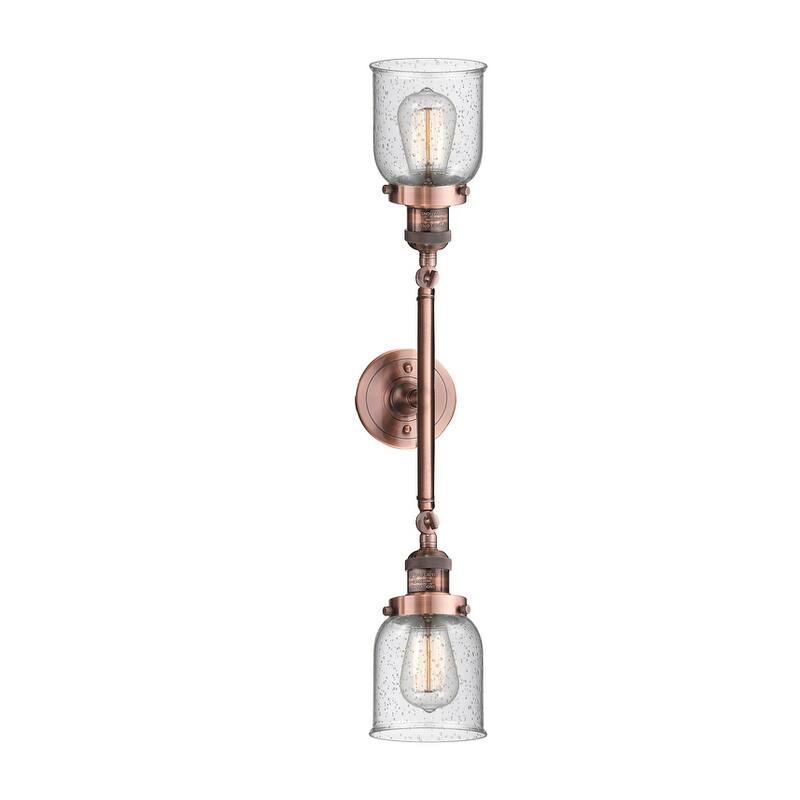 Innovations Lighting Small Bell 2 Light 23" Wide Bathroom Vanity Light