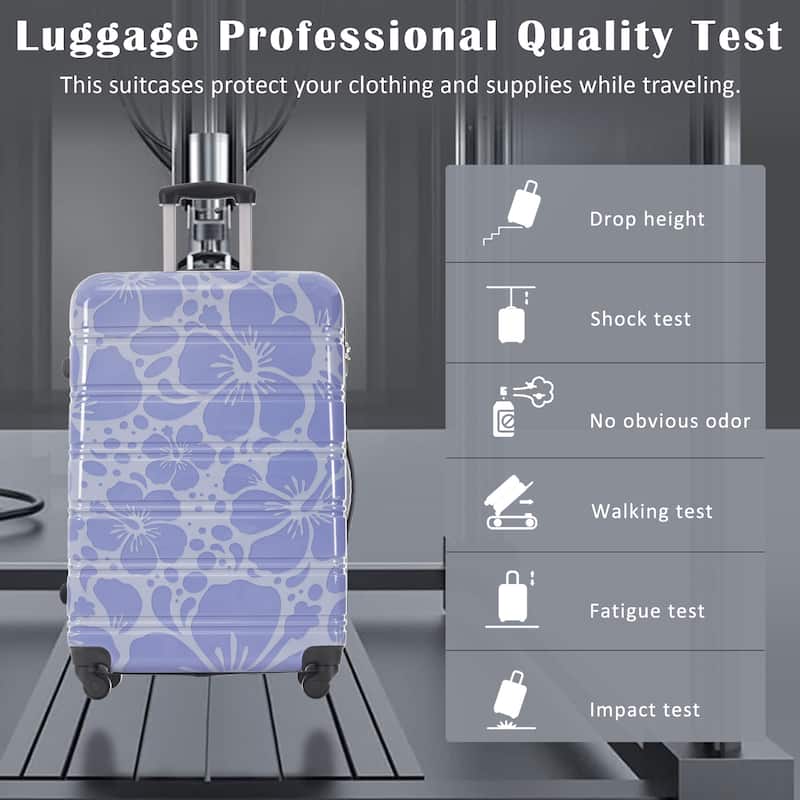 Hardshell Luggage Sets 3 pcs Spinner Suitcase with TSA Lock Lightweight-20"+24"+28" Luggages