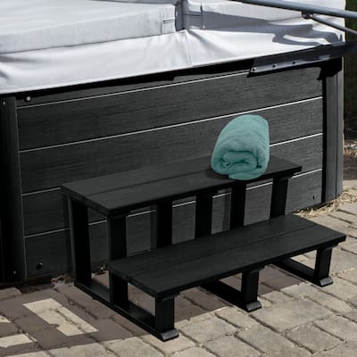 Highwood Eco-Friendly Hot Tub Spa Two Tier Steps 32"