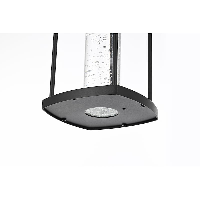 Leonora 15 inch LED Outdoor Wall sconce in Black - 15"