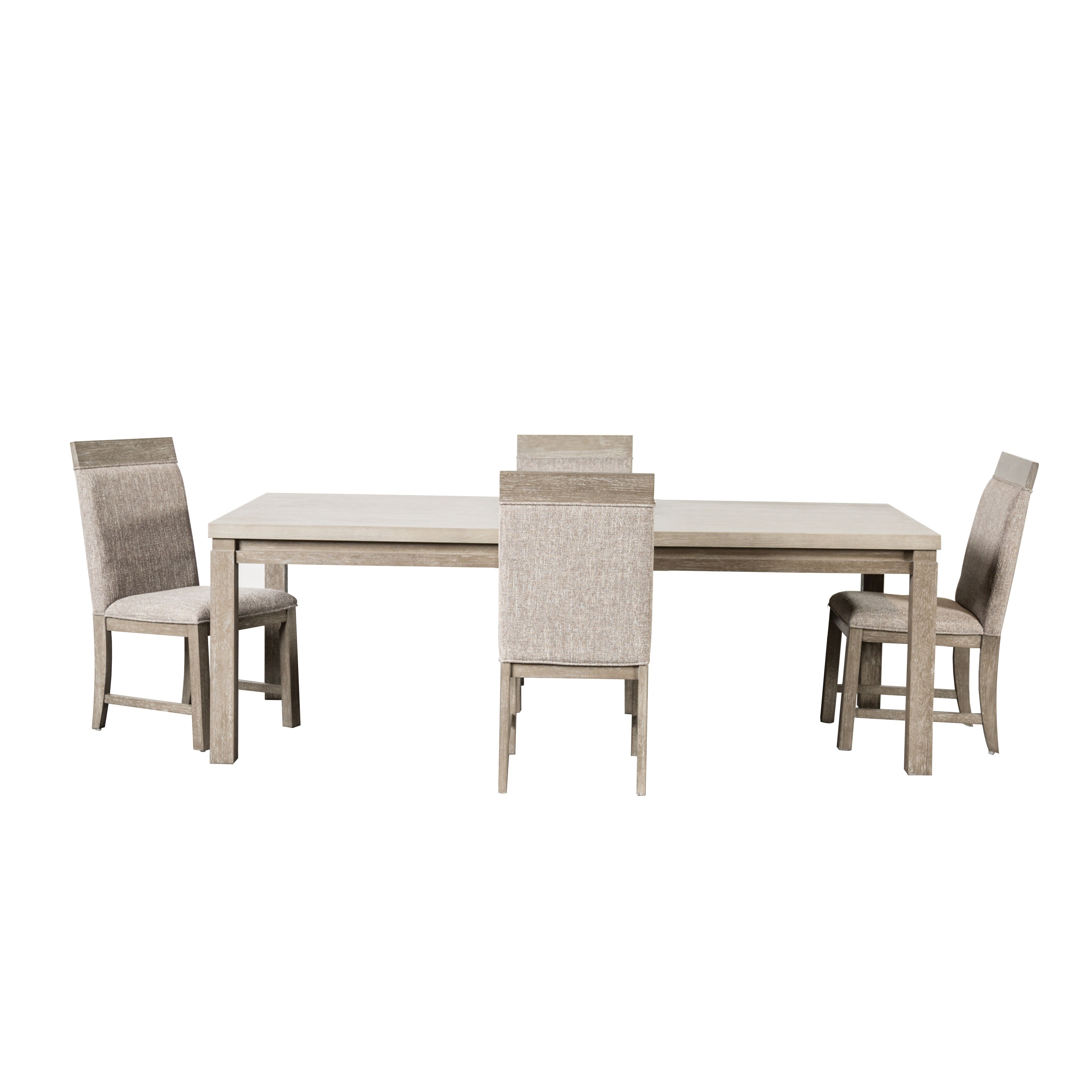 Furniture of America Cruz Transitional Grey 5-Piece Expandable Dining Table Set