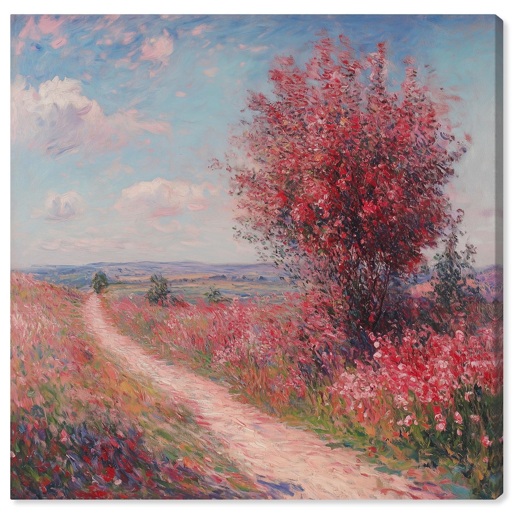 Pourville Breeze Canvas by Art Remedy, Gallery Wrapped