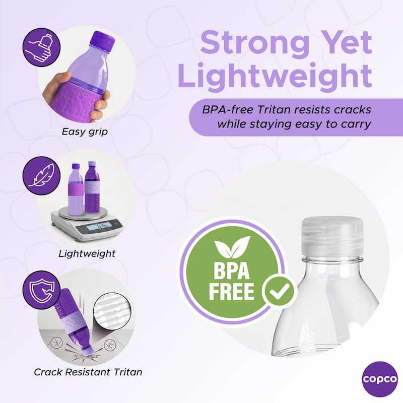 Copco Hydra Tritan Water Bottle Set of 2 BPA Free