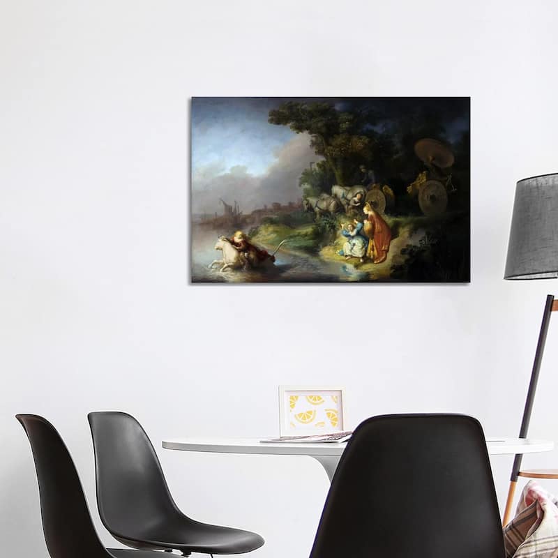 iCanvas "Abduction of Europa" by Rembrandt van Rijn Canvas Print - 26x40x1.5