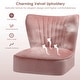 preview thumbnail 34 of 37, Costway Armless Accent Chair Modern Velvet Leisure Chair Single