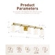 preview thumbnail 3 of 14, 5 Light Vanity Light, Bathroom Light, 30W 5CCT - 5-Light