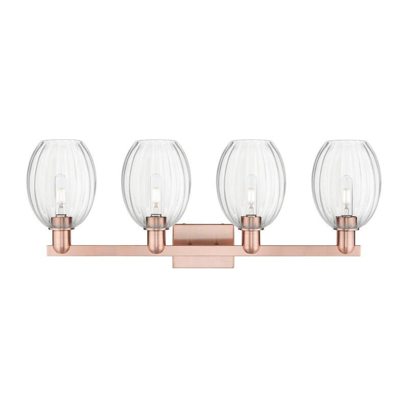 Innovations Lighting Downtown Urban - Preston - 4 Light 36" Bell Shade Bath Vanity Light