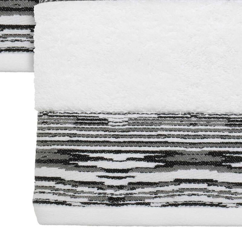 Nicole Miller Sydney 2-Pack Bath Towel Set - Bath Towel 2pk Set