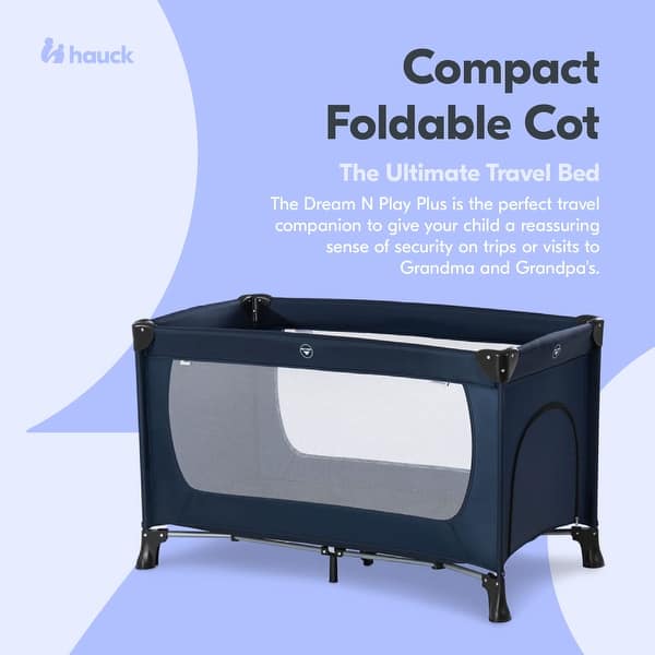 Hauck Play On Me Plateau De Voyage Pour Siège Auto Enfants - Compatible Groupe 1 - Bleu Foncé