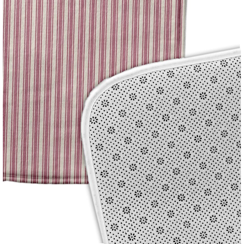 Ticking Stripe Bath Mat