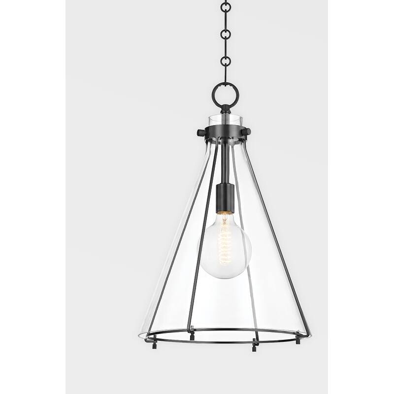 Eldridge 1 Light Pendant - Conical
