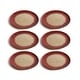 preview thumbnail 8 of 6, Celestial Rim Glass Dinner Plates, Set of 6