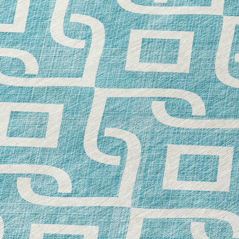 Machine Washable Indoor/ Outdoor Chantille Trellis Rug