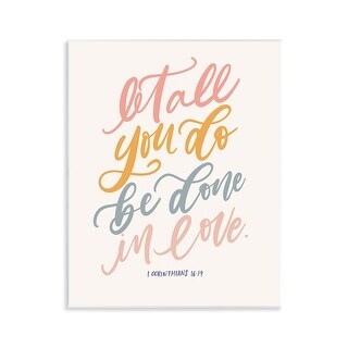 Stupell All You Do Be In Love Wall Plaque Art Design By Isabela ...