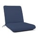 preview thumbnail 23 of 44, Sunbrella Solid Fabric 1-Piece Indoor/Outdoor Club Chair Cushion, 22"W x 44"L Canvas Navy