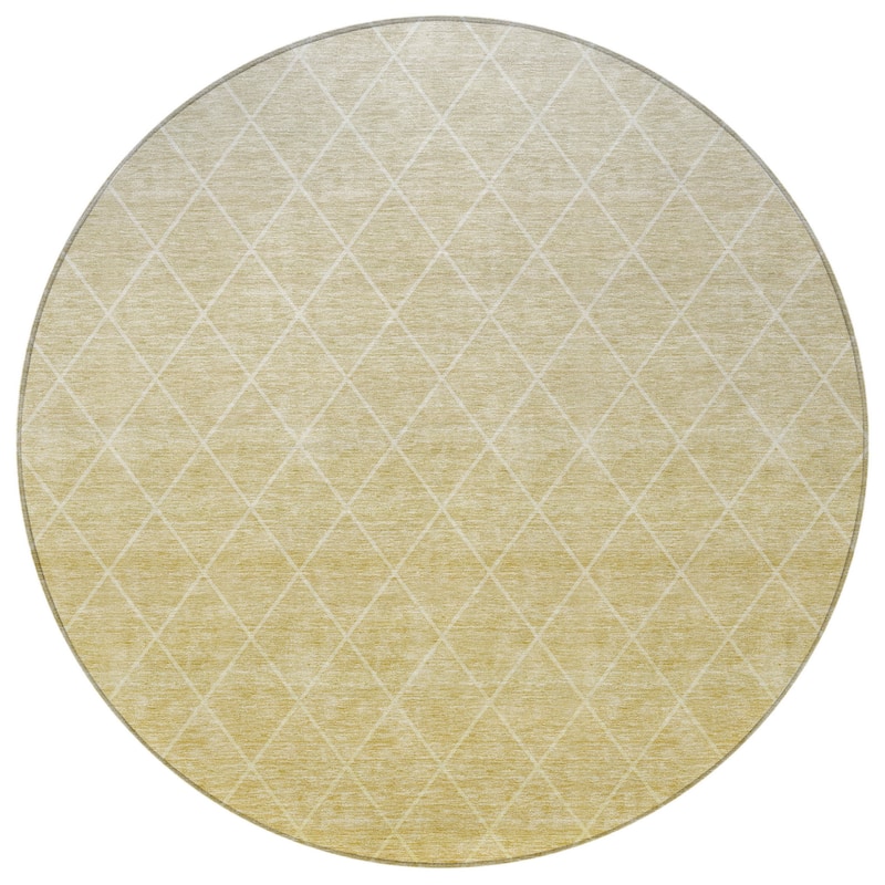HomeRoots Geometric Transitional Rectangle Outdoor Rug