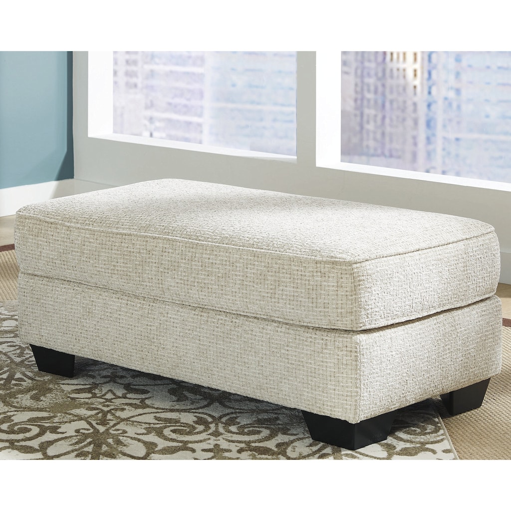 Signature Design by Ashley Monaghan Beige Ottoman