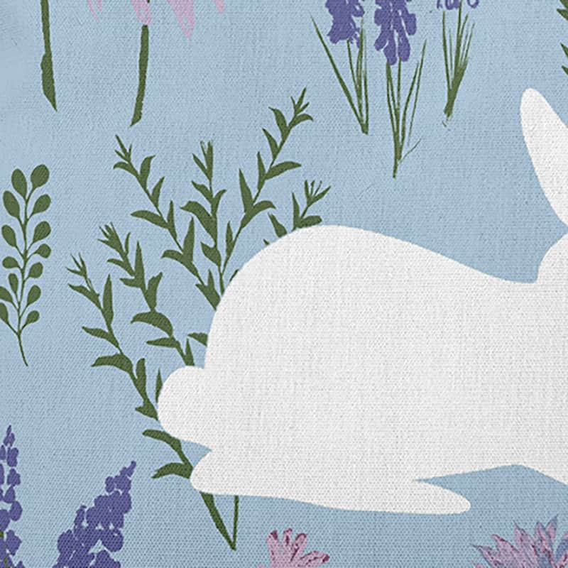 Spring Meadow Bunny Accent Pillow