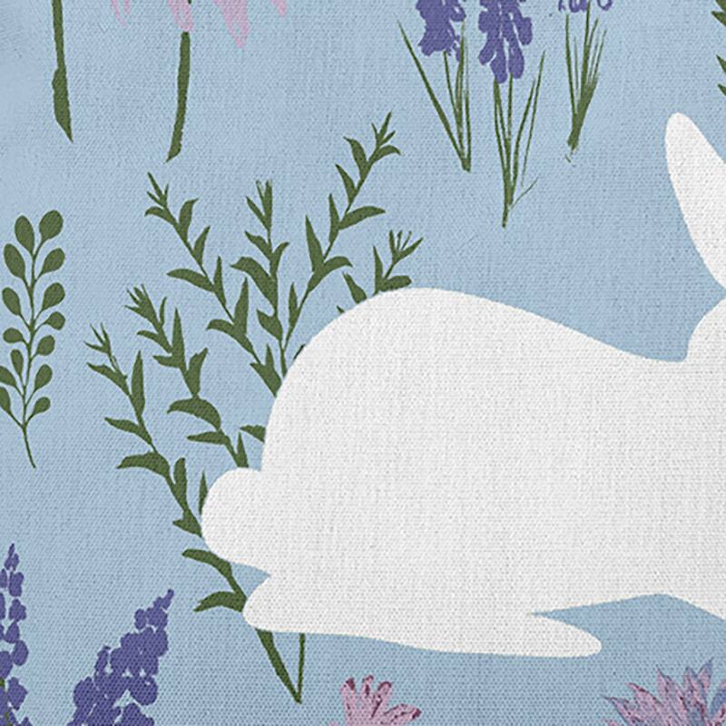 Spring Meadow Bunny Indoor/Outdoor Throw Pillow