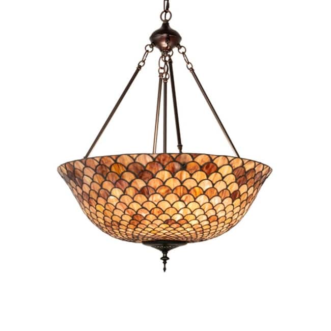 Meyda Tiffany 230951 3 Light 24" Wide Pendant - Mahogany Bronze