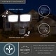 preview thumbnail 6 of 15, Integrated LED Motion Sensor Dusk to Dawn Outdoor Security Flood Light - 180 Range - 70 Ft
