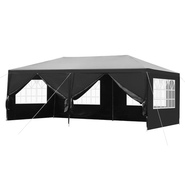 10'x20' Outdoor Waterproof Party Tent with 6 Removable Sidewalls - N/A