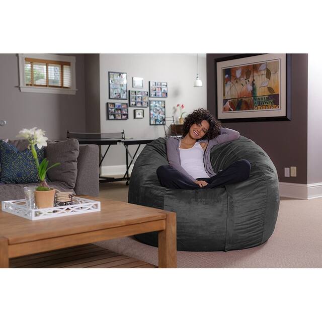 5-foot Bean Bag Chair Large Memory Foam Bean Bag
