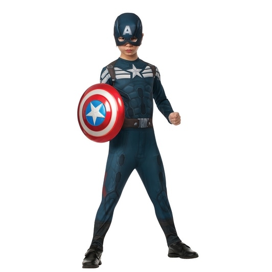 Kids Captain America Stealth Suit Halloween Costume