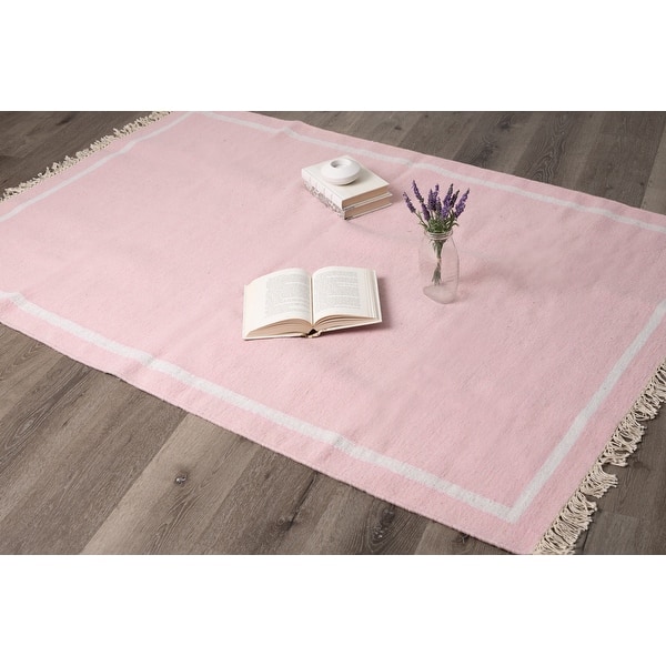 slide 2 of 3, Cottage Home Pink 4 x 6 ft Rug - 4 x 6 ft