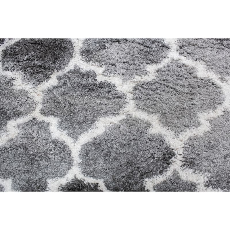 Noori Rug Lux Ava Trellis 2-Inch Shag Rug