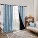 preview thumbnail 13 of 12, Deconovo Total Blackout Window Curtains with Floral Pattern 2 Panels