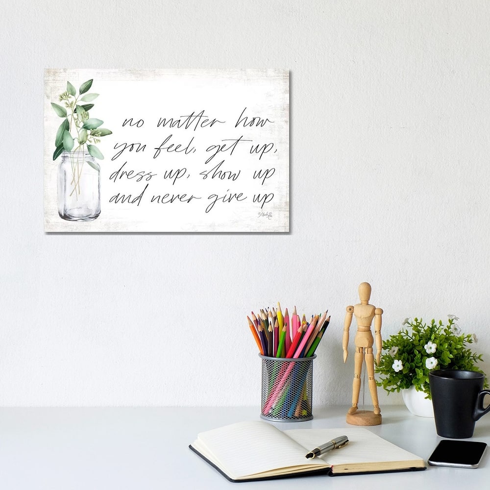 iCanvas "No Matter How You Feel" by Marla Rae Canvas Print