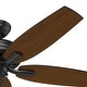 preview thumbnail 5 of 18, Hunter 52" Newsome Outdoor Ceiling Fan with Pull Chain, Damp Rated