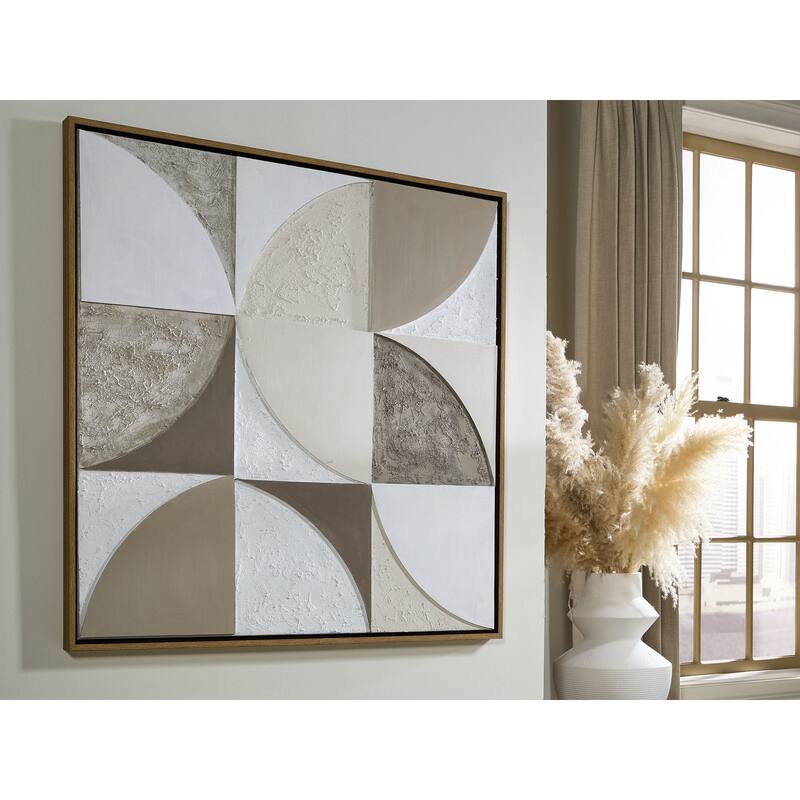 Signature Design by Ashley Harelman Beige/White Wall Art
