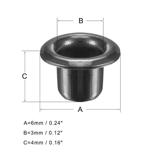 Grommets Eyelets with Washers Kit, Copper Grommet for Craft or Belts