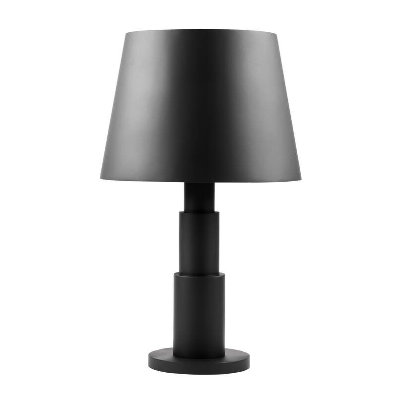 Varaluz Giustino 3-Light Table Lamp - Matte Black