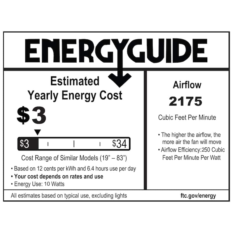 Maeve River of Goods 3-blade 42-inch Glam Indoor Ceiling Fan with Blue Hand-Cut Glass Shade and Remote Control