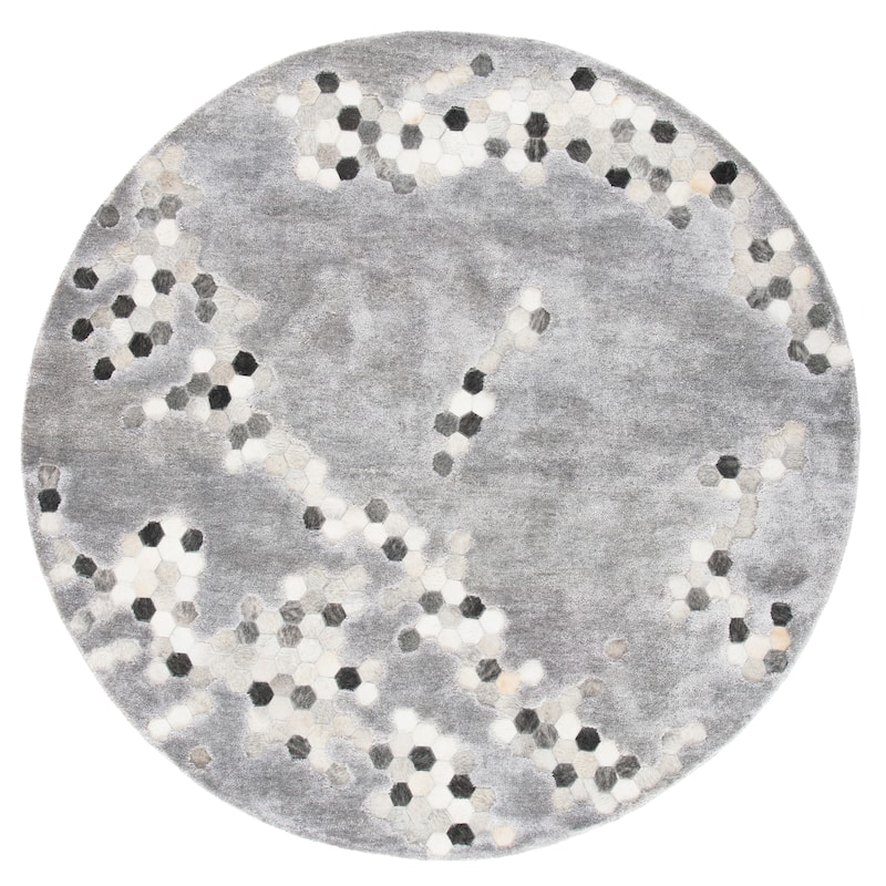 SAFAVIEH Handmade Manhattan Shakti Modern Abstract Silk Rug