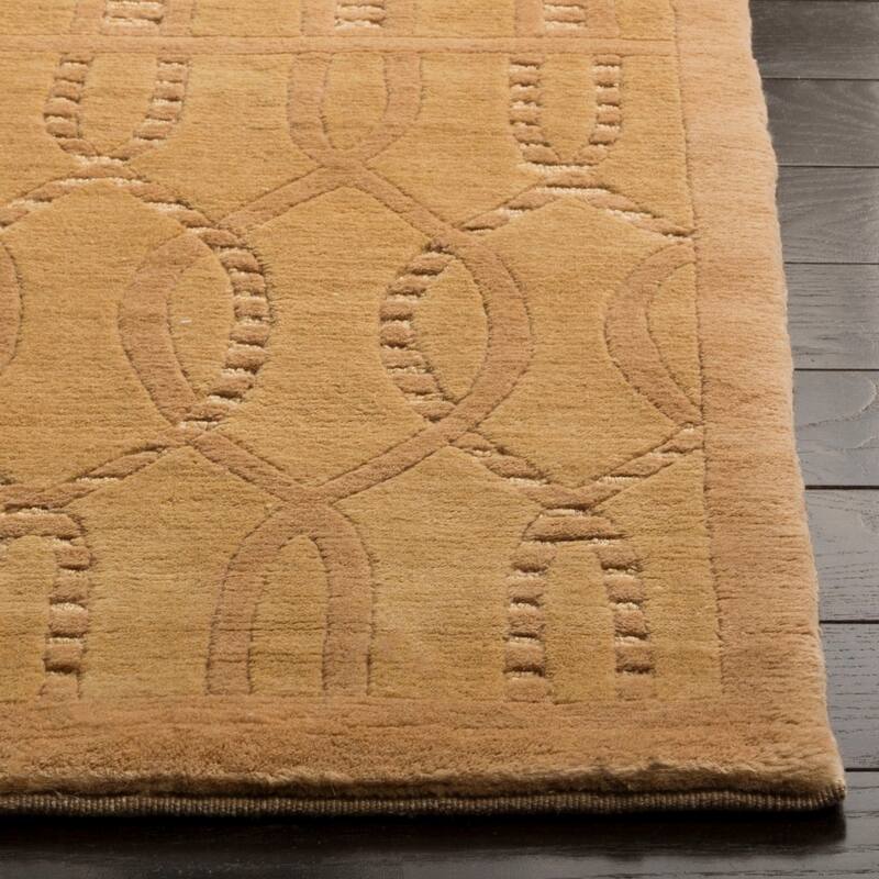 SAFAVIEH Couture Hand-knotted Tibetan Pina Modern Wool Rug