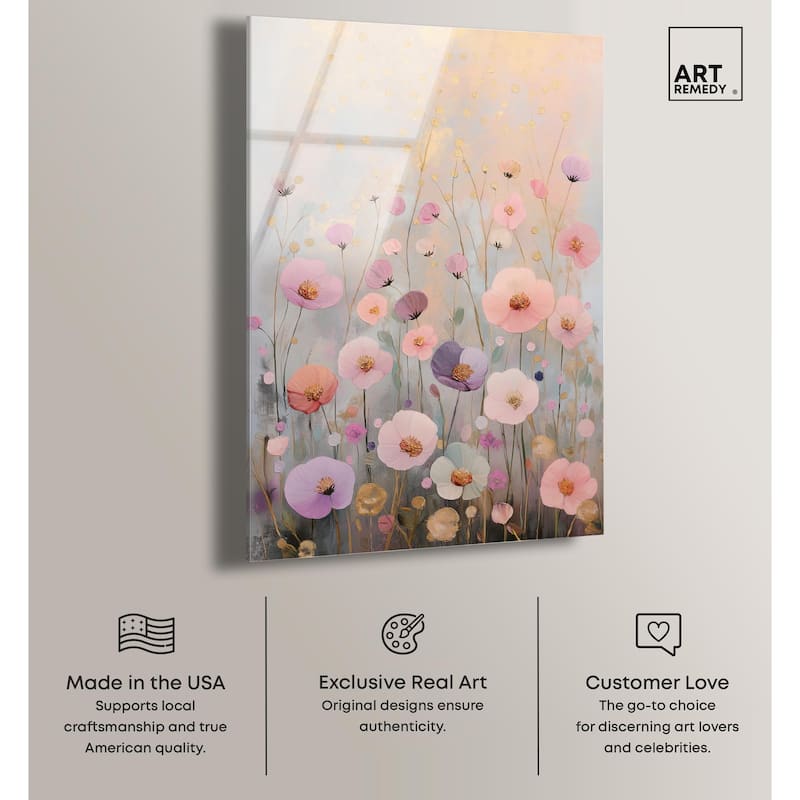 Tiny Blooms II Acrylic by Art Remedy, Ready to Hang