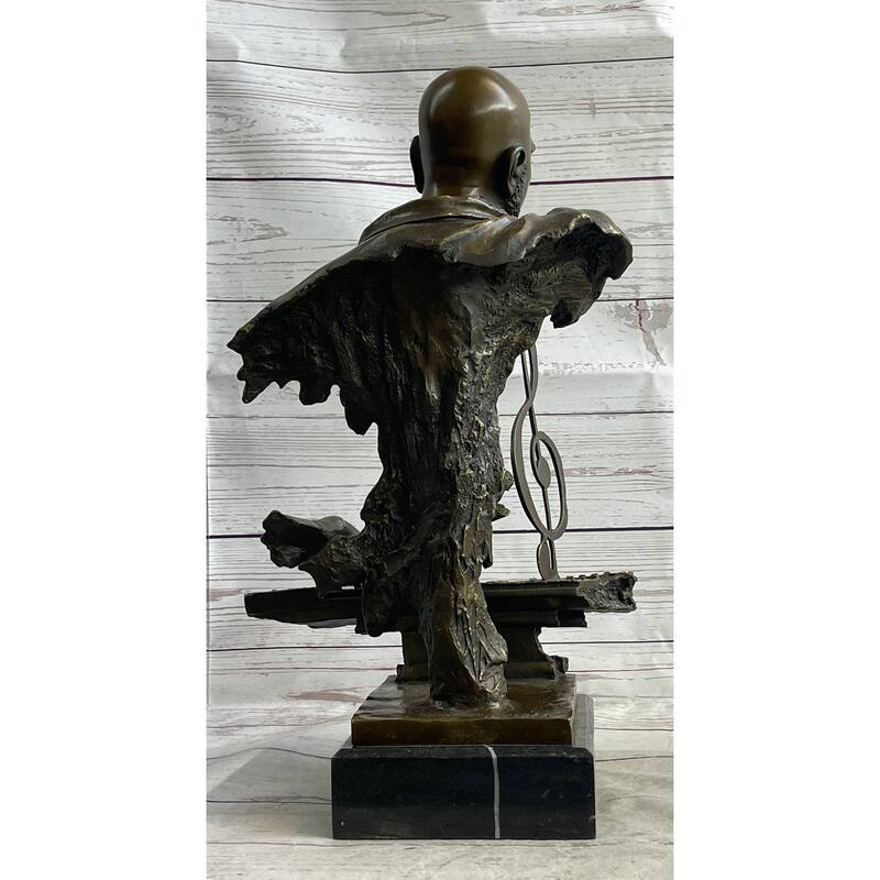 Isaac Hayes Bronze Sculpture African American Black Art Musician Pianist Keyboard