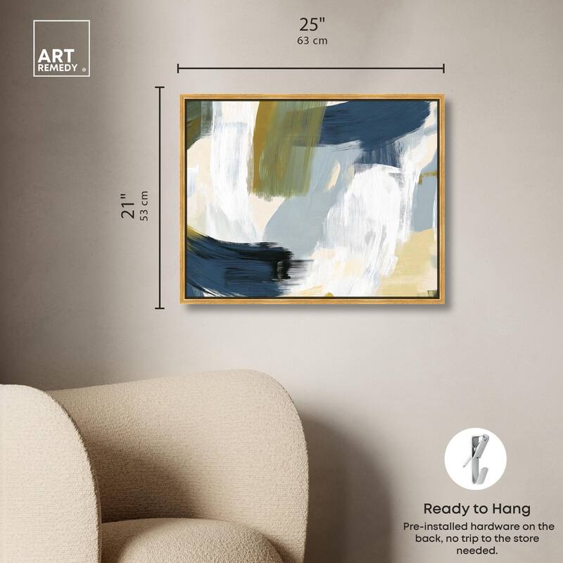 Moss Layers II Canvas by Art Remedy